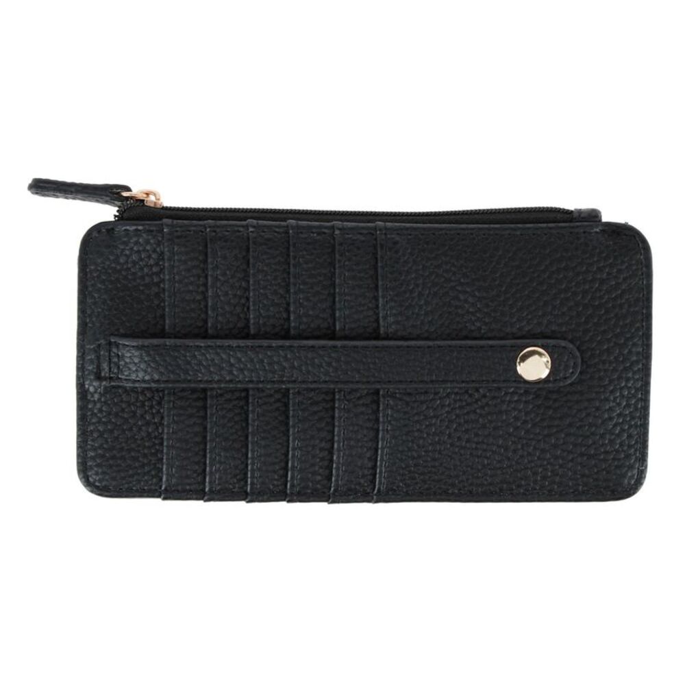 Julia Buxton Women's Vegan Leather Thin Card RFID Organizer Case